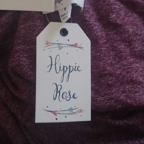 Hippie Rose Plum Cardigan - Picture 2 of 6